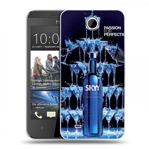 Дизайнерский пластиковый чехол для HTC Desire 300 Skyy Vodka