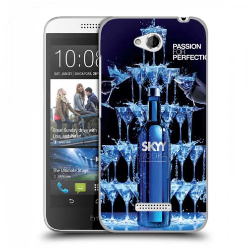 Дизайнерский пластиковый чехол для HTC Desire 616 Skyy Vodka
