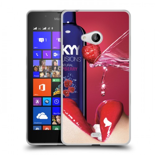 Дизайнерский пластиковый чехол для Microsoft Lumia 540 Skyy Vodka