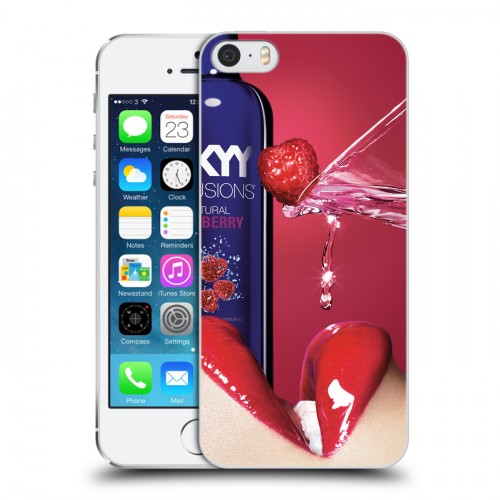Дизайнерский пластиковый чехол для Iphone 5s Skyy Vodka