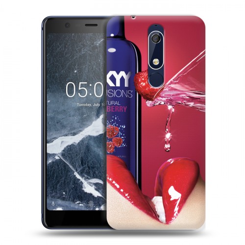 Дизайнерский пластиковый чехол для Nokia 5.1 Skyy Vodka