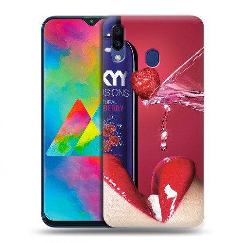 Дизайнерский пластиковый чехол для Samsung Galaxy M20 Skyy Vodka