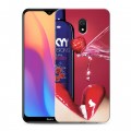 Дизайнерский силиконовый с усиленными углами чехол для Xiaomi RedMi 8A Skyy Vodka