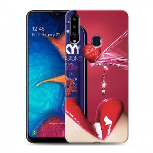 Дизайнерский пластиковый чехол для Samsung Galaxy A20s Skyy Vodka