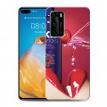 Дизайнерский силиконовый с усиленными углами чехол для Huawei P40 Skyy Vodka