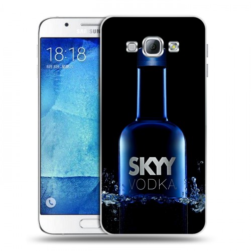 Дизайнерский пластиковый чехол для Samsung Galaxy A8 Skyy Vodka