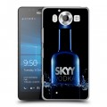 Дизайнерский пластиковый чехол для Microsoft Lumia 950 Skyy Vodka