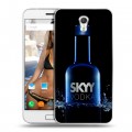 Дизайнерский силиконовый чехол для ZUK Z1 Skyy Vodka