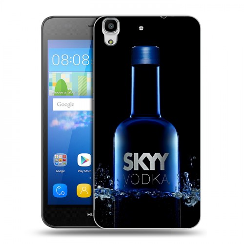 Дизайнерский пластиковый чехол для Huawei Y6 Skyy Vodka