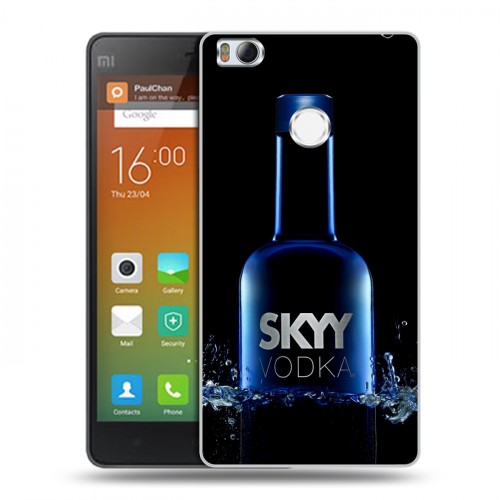 Дизайнерский пластиковый чехол для Xiaomi Mi4S Skyy Vodka