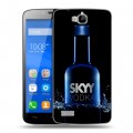 Дизайнерский пластиковый чехол для Huawei Honor 3C Lite Skyy Vodka