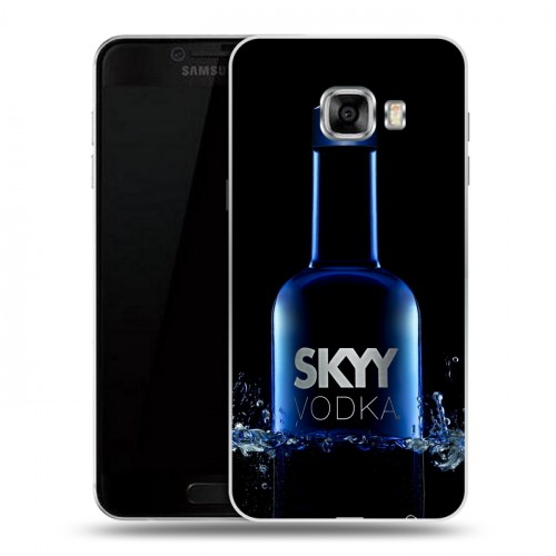 Дизайнерский пластиковый чехол для Samsung Galaxy C5 Skyy Vodka