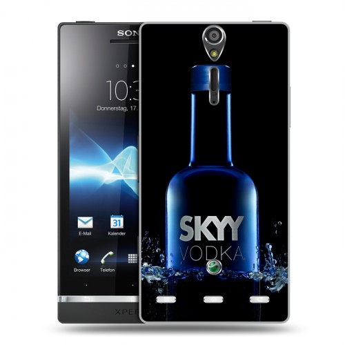 Дизайнерский пластиковый чехол для Sony Xperia S Skyy Vodka