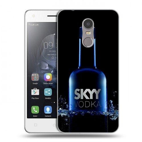 Дизайнерский пластиковый чехол для Lenovo K6 Note Skyy Vodka