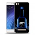 Дизайнерский силиконовый чехол для Xiaomi RedMi 4A Skyy Vodka