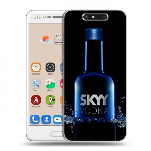 Дизайнерский пластиковый чехол для ZTE Blade V8 Skyy Vodka