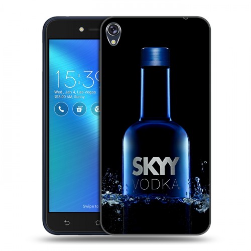 Дизайнерский силиконовый чехол для Asus ZenFone Live Skyy Vodka