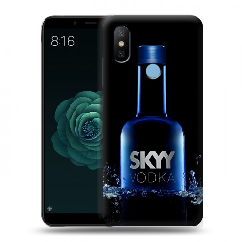 Дизайнерский силиконовый чехол для Xiaomi Mi A2 Skyy Vodka