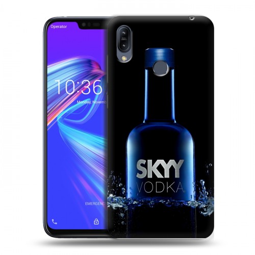 Дизайнерский силиконовый с усиленными углами чехол для ASUS ZenFone Max M2 Skyy Vodka