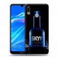 Дизайнерский пластиковый чехол для Huawei Y6 (2019) Skyy Vodka