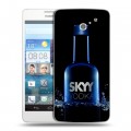 Дизайнерский пластиковый чехол для Huawei Ascend D2 Skyy Vodka