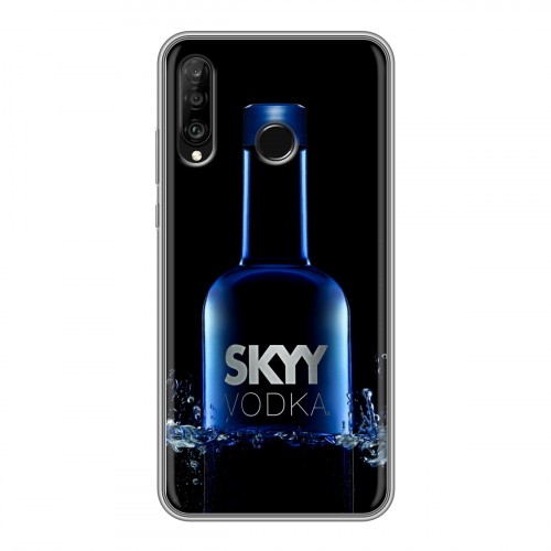 Дизайнерский силиконовый чехол для Huawei P30 Lite Skyy Vodka