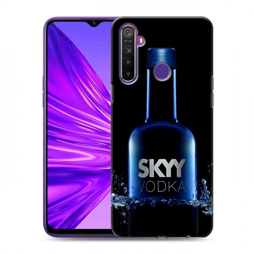 Дизайнерский силиконовый чехол для Realme 5 Skyy Vodka