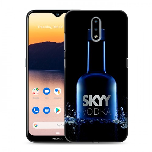 Дизайнерский пластиковый чехол для Nokia 2.3 Skyy Vodka