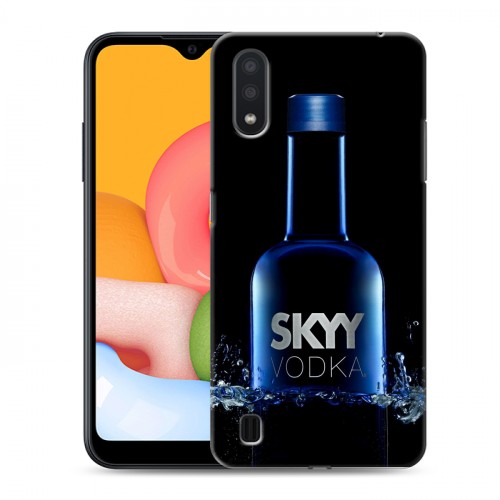 Дизайнерский силиконовый чехол для Samsung Galaxy M01 Skyy Vodka