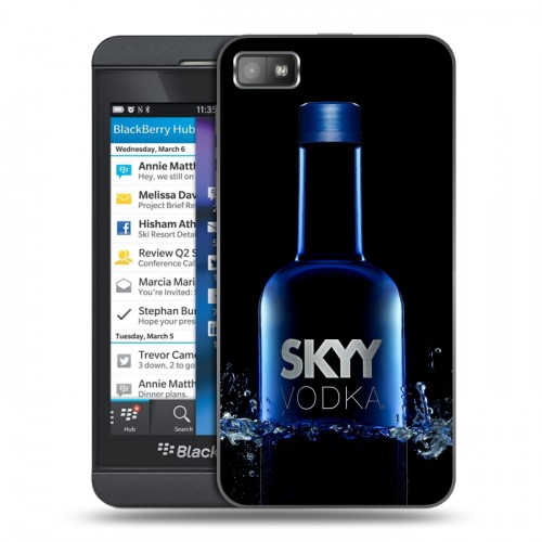 Дизайнерский пластиковый чехол для BlackBerry Z10 Skyy Vodka