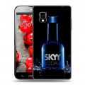 Дизайнерский пластиковый чехол для LG Optimus G Skyy Vodka