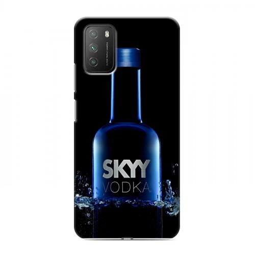 Дизайнерский пластиковый чехол для Xiaomi Poco M3 Skyy Vodka