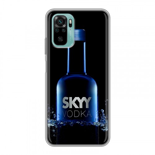 Дизайнерский силиконовый чехол для Xiaomi RedMi Note 10 Skyy Vodka