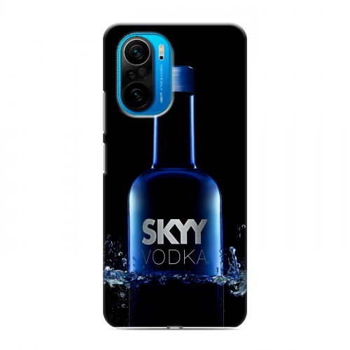 Дизайнерский силиконовый чехол для Xiaomi Poco F3 Skyy Vodka