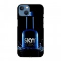 Дизайнерский силиконовый чехол для Iphone 13 Skyy Vodka