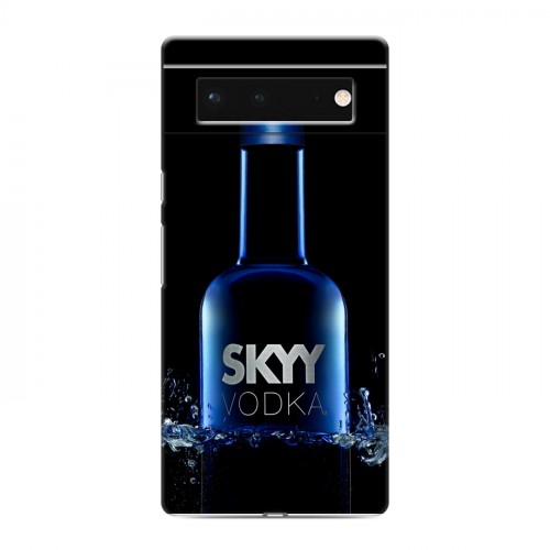 Дизайнерский силиконовый чехол для Google Pixel 6 Skyy Vodka