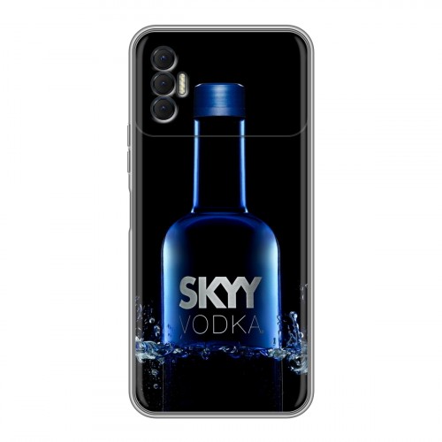 Дизайнерский силиконовый чехол для Tecno Spark 8P Skyy Vodka