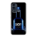 Дизайнерский силиконовый чехол для Itel Vision 3 Skyy Vodka