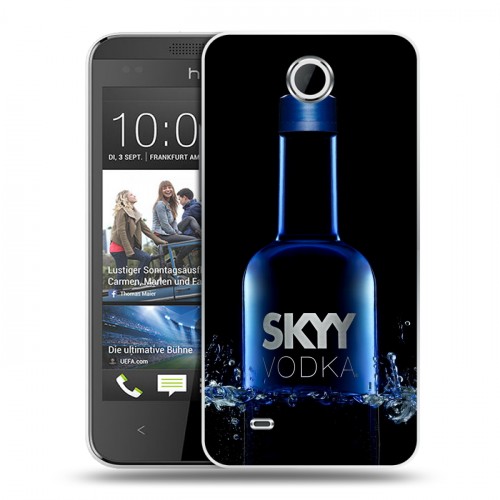 Дизайнерский пластиковый чехол для HTC Desire 300 Skyy Vodka