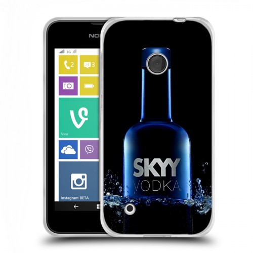 Дизайнерский пластиковый чехол для Nokia Lumia 530 Skyy Vodka