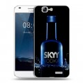 Дизайнерский пластиковый чехол для Huawei Ascend G7 Skyy Vodka