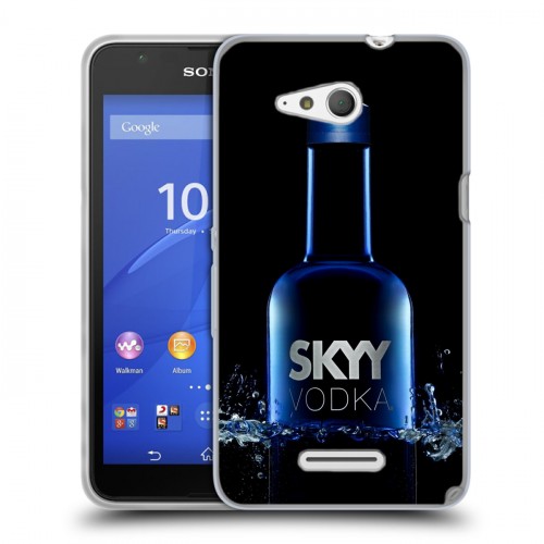 Дизайнерский пластиковый чехол для Sony Xperia E4g Skyy Vodka