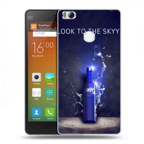 Дизайнерский силиконовый чехол для Xiaomi Mi4S Skyy Vodka
