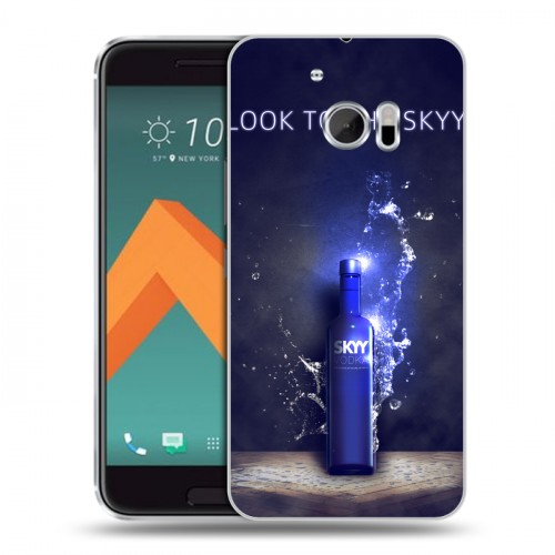 Дизайнерский пластиковый чехол для HTC 10 Skyy Vodka