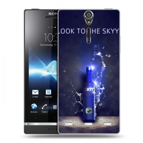 Дизайнерский пластиковый чехол для Sony Xperia S Skyy Vodka