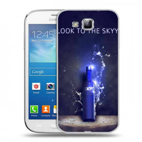 Дизайнерский пластиковый чехол для Samsung Galaxy Premier Skyy Vodka