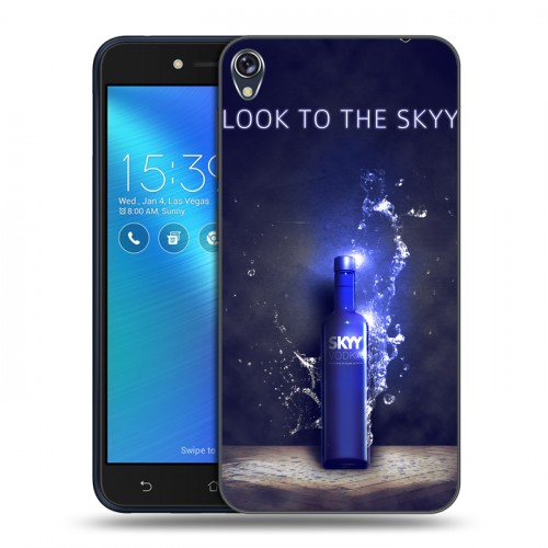 Дизайнерский силиконовый чехол для Asus ZenFone Live Skyy Vodka