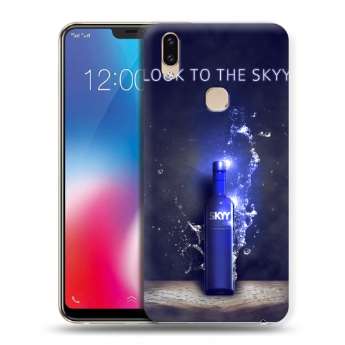 Дизайнерский пластиковый чехол для Vivo V9 Skyy Vodka