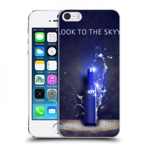 Дизайнерский пластиковый чехол для Iphone 5s Skyy Vodka