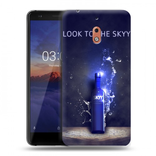 Дизайнерский силиконовый чехол для Nokia 2.1 Skyy Vodka